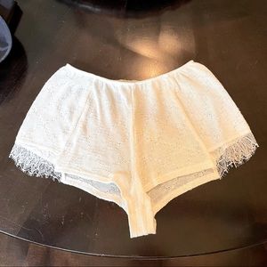 Only Hearts Ivory Sleep Shorts